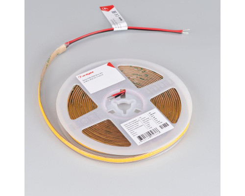 Светодиодная лента Arlight 6W/m 528Led/m CSP холодный белый 5M COB-X528-8mm 24V White6000 046885 Светодиодная лента Arlight 6W/m 528Led/m CSP холодный белый 5M COB-X528-8mm 24V White6000 046885