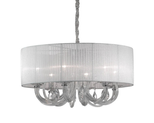 Подвесная люстра Ideal Lux Swan SP6 Bianco 035826 Подвесная люстра Ideal Lux Swan SP6 Bianco 035826