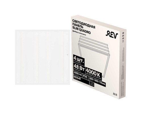 Светодиодная панель REV Slim Quadro 28974 6 Светодиодная панель REV Slim Quadro 28974 6