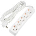 Удлинитель Uniel Ultra 5гн х 5м с/з S-GCU5-5 White UL-00010009