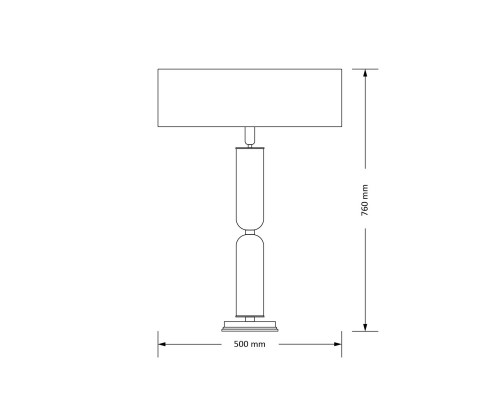 Настольный светильник KUTEK MOOD Natura NAT-LG-1(ZM)2