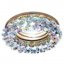 Встраиваемый светильник Ambrella light Crystal K206 MULTI/G