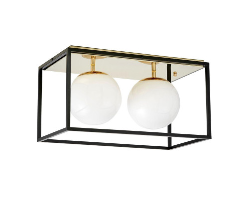 Потолочная люстра Lumina Deco Maldini LDC 8060-2 F.GD+BK Потолочная люстра Lumina Deco Maldini LDC 8060-2 F.GD+BK