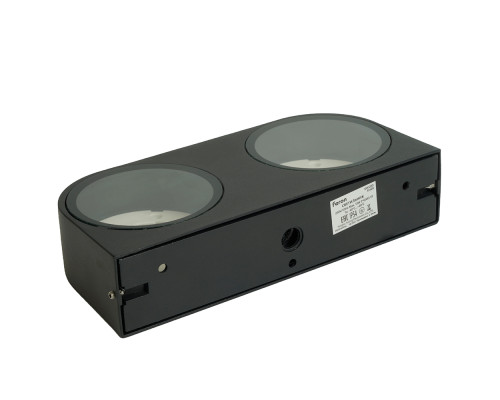 Светильник садово-парковый Feron DH1203,на стену, GX53 230V, черный 51328