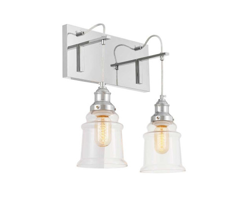 Бра Lumina Deco Fredica Moletti LDW 6844-2 CHR+PR Бра Lumina Deco Fredica Moletti LDW 6844-2 CHR+PR