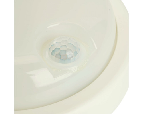 Светильник светодиодный пылевлагозащищённый с ИК-датчиком Feron AL3006 в пластиковом корпусе 18W 4000K 220V IP65 белый 48995