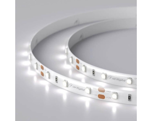 Светодиодная влагозащищенная лента Arlight 4,8W/m 60LED/m 2835SMD холодный белый 5M 014627(2)