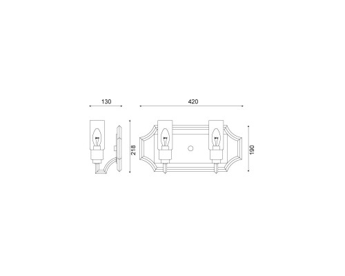 Бра Vele Luce Elsa VL4214W02