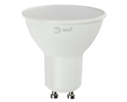 Лампа светодиодная ЭРА GU10 5W 2700K матовая LED MR16-5W-827-GU10 R Б0051852