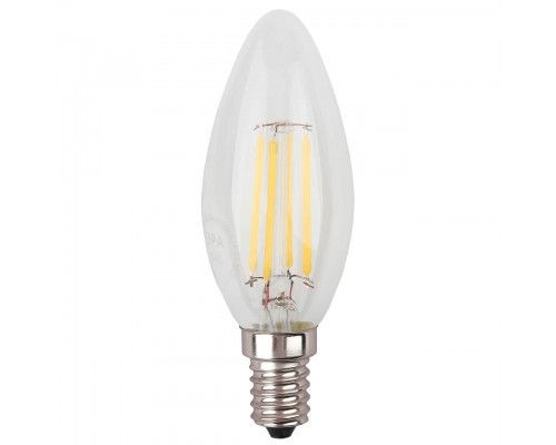 Лампа светодиодная филаментная ЭРА E14 11W 2700K прозрачная F-LED B35-11w-827-E14 Б0046985 Лампа светодиодная филаментная ЭРА E14 11W 2700K прозрачная F-LED B35-11w-827-E14 Б0046985