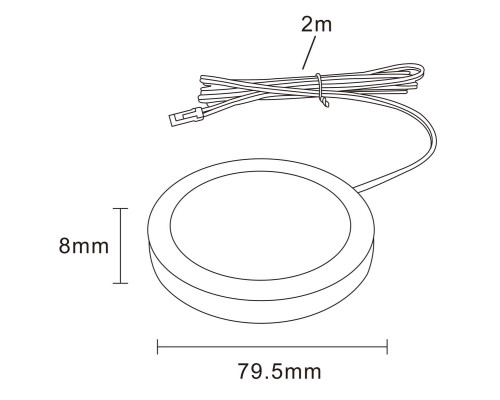 Светильник накладной мебельный 12V Mobiled Lightstar 036530