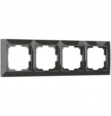 Рамка на 4 поста Werkel Snabb basic серо-коричневый W0042007 4690389161445
