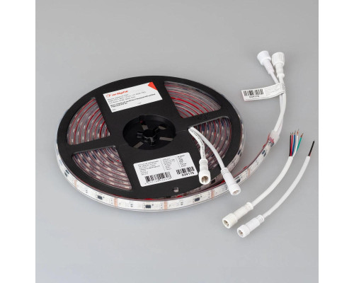 Светодиодная лента герметичная Arlight 14W/m 60LED/m 5060SMD разноцветный 5М DMX-PFS-B60-12mm 12V 039175 Светодиодная лента герметичная Arlight 14W/m 60LED/m 5060SMD разноцветный 5М DMX-PFS-B60-12mm 12V 039175