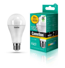 Лампа светодиодная Camelion E27 20W 3000K LED20-A65/830/E27 13164