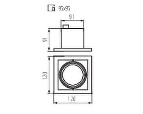 Точечный светильник Kanlux MERIL DLP-50-W 26480