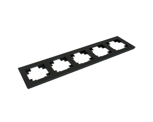 Рамка 5-постовая Stekker Катрин черный матовый GFR00-7005-05М 49604 Рамка 5-постовая Stekker Катрин черный матовый GFR00-7005-05М 49604