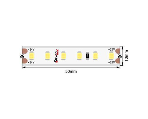 Светодиодная влагозащищенная лента DesignLed 14,4W/m 120120Led/m 2835SMD теплый белый 5M DSG2120-24-WW-65 007784 Светодиодная влагозащищенная лента DesignLed 14,4W/m 120120Led/m 2835SMD теплый белый 5M DSG2120-24-WW-65 007784