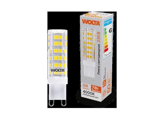 Светодиодная лампа WOLTA WSTD-JCD-7W4KG9-C