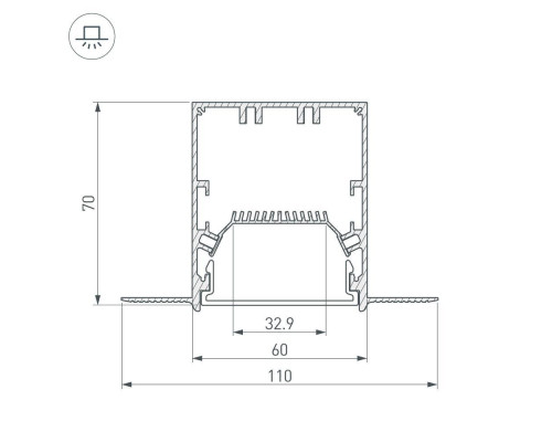 Коннектор T-образный Arlight SL-Linia55-Fantom 030133 Коннектор T-образный Arlight SL-Linia55-Fantom 030133