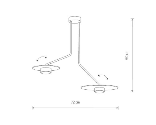 Подвесная люстра Nowodvorski Disk 7643