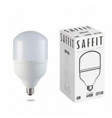 Лампа светодиодная Saffit E27-E40 30W 6400K Цилиндр Матовая SBHP1030 55091
