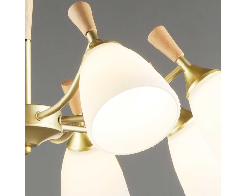 Люстра Reluce 38960-0.3-08 GD+WOOD