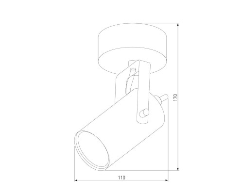 Спот TK Lighting 2793 Redo Black Gold Спот TK Lighting 2793 Redo Black Gold