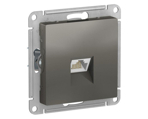 Розетка компьютерная RJ45 Systeme Electric AtlasDesign 5e кат UTP сталь ATN000983 Розетка компьютерная RJ45 Systeme Electric AtlasDesign 5e кат UTP сталь ATN000983