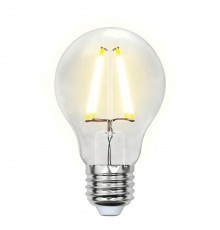 Лампа светодиодная филаментная Uniel E27 8W 4000K прозрачная LED-A60-8W/NW/E27/CL GLA01TR UL-00002212