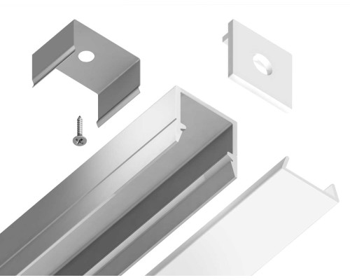 Профиль алюминиевый накладной AMBRELLA LIGHT ILLUMINATION GP1650AL Профиль алюминиевый накладной AMBRELLA LIGHT ILLUMINATION GP1650AL