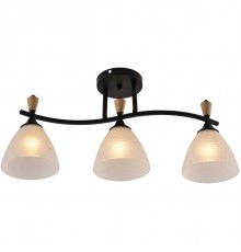 Люстра Reluce 01589-3.3-03B BK+WOOD