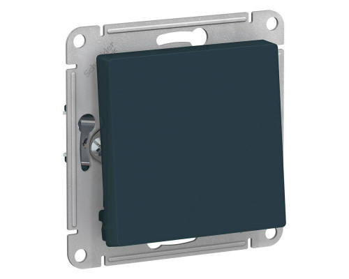 Переключатель одноклавишный проходной Systeme Electric AtlasDesign 10A 250V изумруд ATN000861
