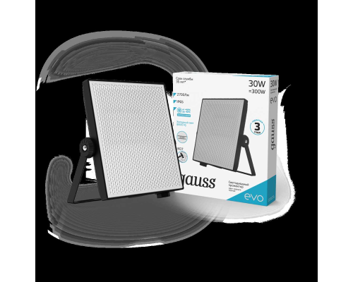Прожектор светодиодный Gauss Evo 30W 6500К 687511330