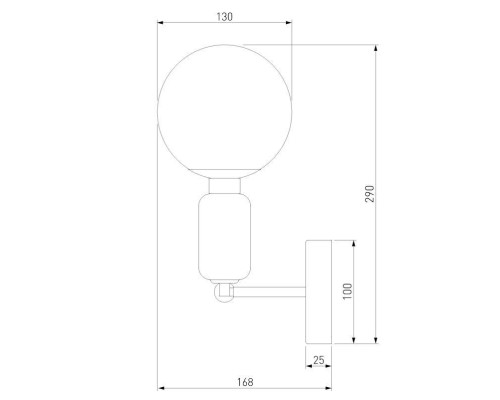 Бра Eurosvet Bubble 50251/1 белый