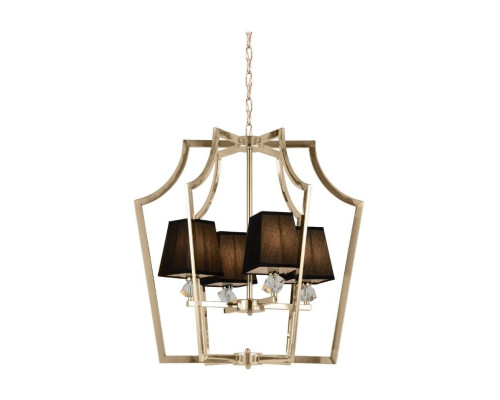 Подвесная люстра Lumina Deco Montero LDP 1249-4 GD+BK Подвесная люстра Lumina Deco Montero LDP 1249-4 GD+BK