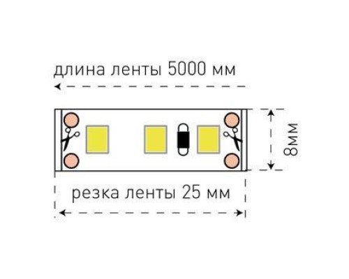 Светодиодная лента SWG 9,6W/m 120LED/m 3528SMD желтый 5M 000967 Светодиодная лента SWG 9,6W/m 120LED/m 3528SMD желтый 5M 000967
