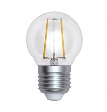 Лампа светодиодная филаментная Uniel E27 9W 4000K прозрачная LED-G45-9W/4000K/E27/CL PLS02WH UL-00005175