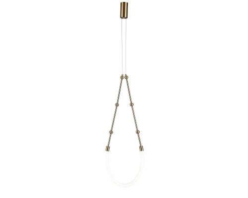 Подвесной светодиодный светильник Indigo Corda 14010/1P Brass V000062L Подвесной светодиодный светильник Indigo Corda 14010/1P Brass V000062L