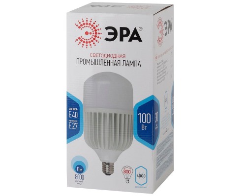 Лампа светодиодная ЭРА LED POWER T160-100W-4000-E27/E40 Б0056122 Лампа светодиодная ЭРА LED POWER T160-100W-4000-E27/E40 Б0056122