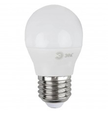 Лампа светодиодная ЭРА E27 7W 2700K матовая LED P45-7W-827-E27 Б0020550