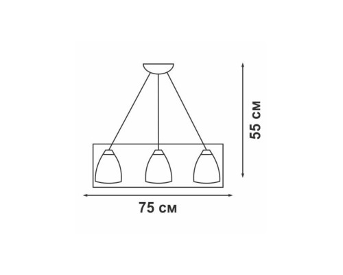 Подвесная люстра Vitaluce V4145/3PL Подвесная люстра Vitaluce V4145/3PL