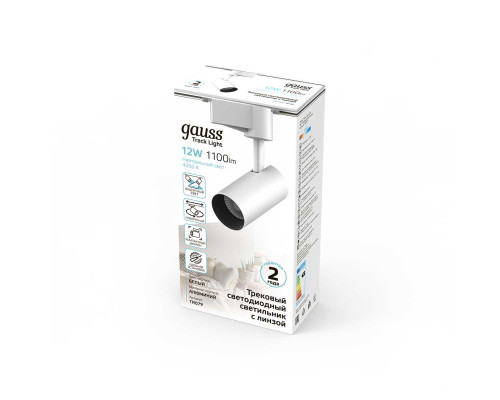 Трековый светодиодный светильник Gauss Track Light Led TR079