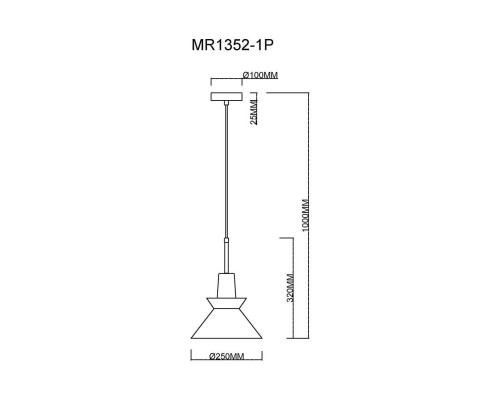 Подвесной светильник MyFar Kristina MR1352-1P