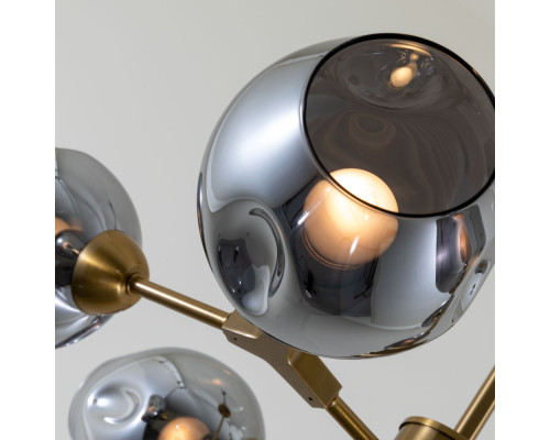 Потолочная люстра Arte Lamp Yuka Smoky A7759PL-6PB