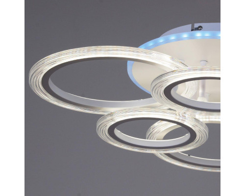 Потолочная светодиодная люстра Reluce 09812-3.3-3+3A WH (RGB)