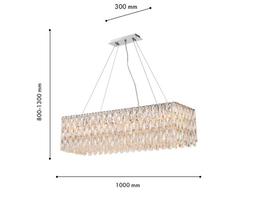 Подвесная люстра Favourite Robby 4722-10P