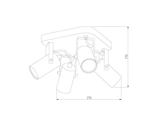 Спот TK Lighting 977 Redo White