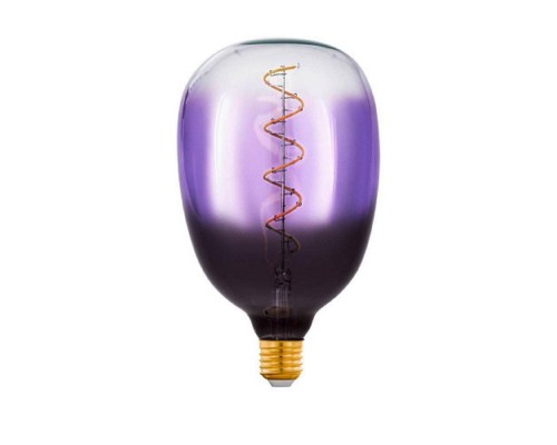 Лампа светодиодная диммируемая Eglo E27 4W 1800К фиолетовая 110226