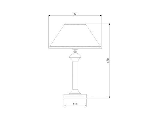 Настольная лампа Eurosvet 60019/1 венге Настольная лампа Eurosvet 60019/1 венге