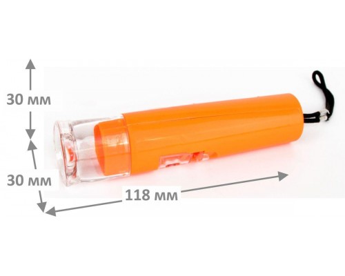 Ручной светодиодный фонарь Ultraflash Т от батареек 120х30 15 лм 917-TH 12415